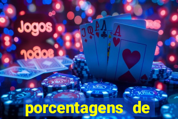 porcentagens de jogos pagantes